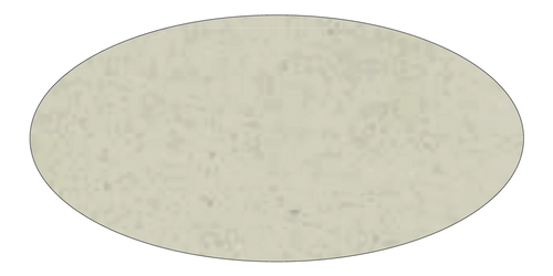 Table Eclips en micro-béton, vue de dessus